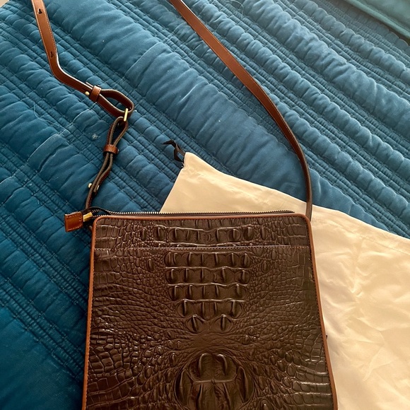 Brahmin Leopard Print and Brown Crossbody Bag in Excellent Used Condition! - Picture 5 of 11